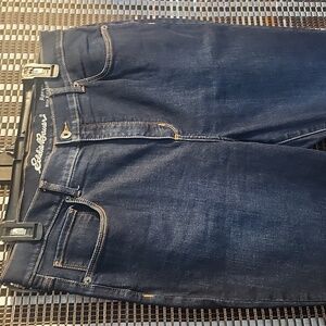 Eddie Bauer HR Skinny Dark Blue Jeans Sz 16